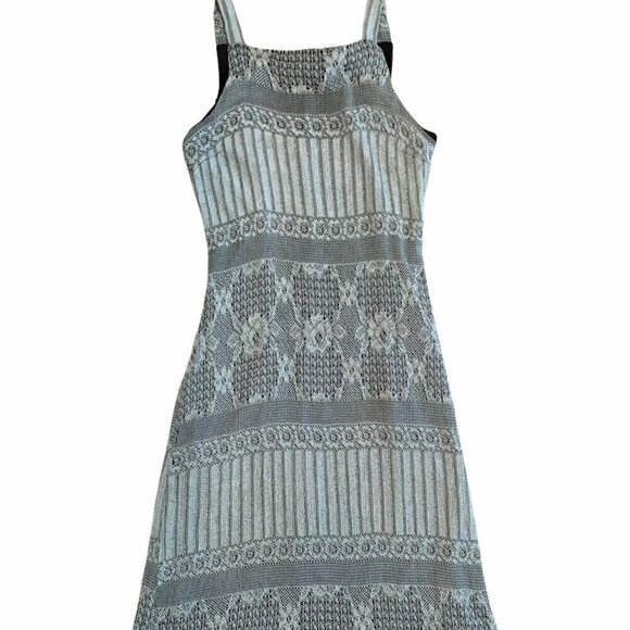 Vintage Silver Midi Dress - Picture 2 of 3